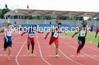 Senior mens 100 metres, Northern Senior and Under-20s Champs., SportsCity, Manchester. Photo: David T. Hewitson/Sports for All Pics